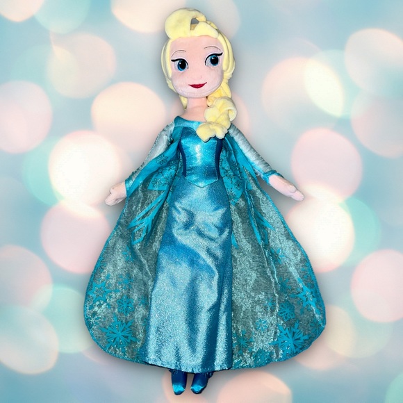 Disney Toys Disney Frozen Elsa Stuffed Plush Doll Poshmark